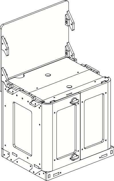 Modulo porta fornello 40 Alto
